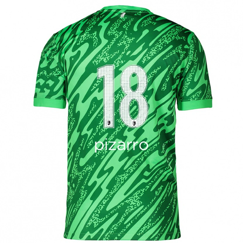 Danxen Kinder Théodore Pizarro #18 Trikot Grün Weiß Torwarttrikot 2025/26