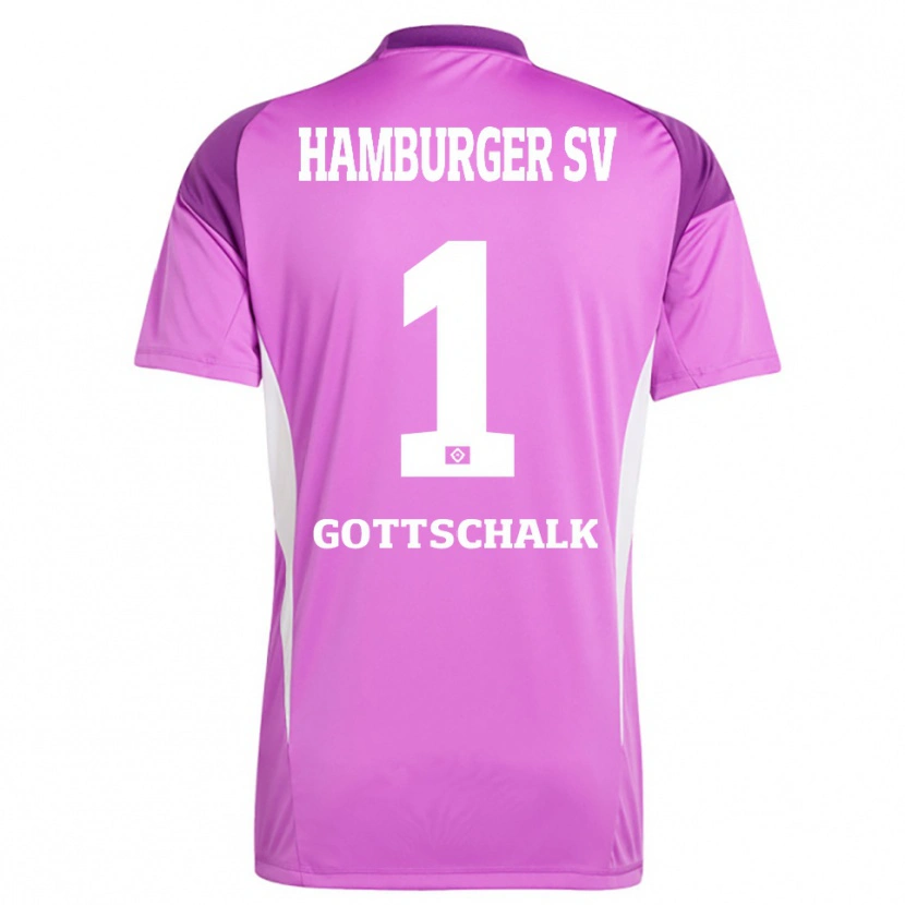 Danxen Kinder Juri Gottschalk #1 Trikot Flieder Weiß Lila Torwarttrikot 2025/26