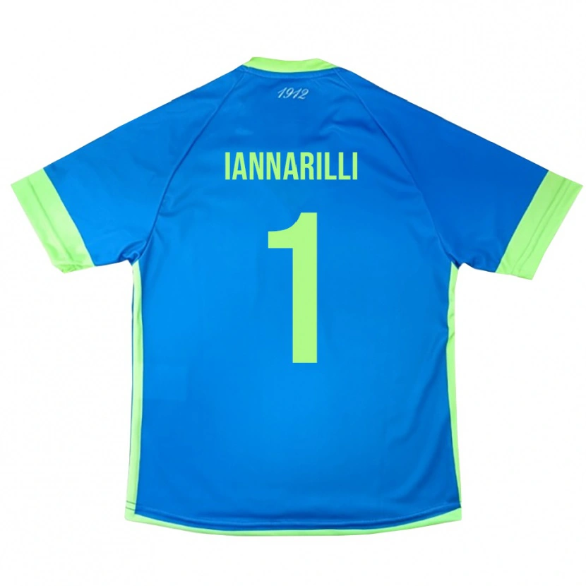 Danxen Kinder Antony Iannarilli #1 Trikot Blau Grün Gelb Torwarttrikot 2025/26