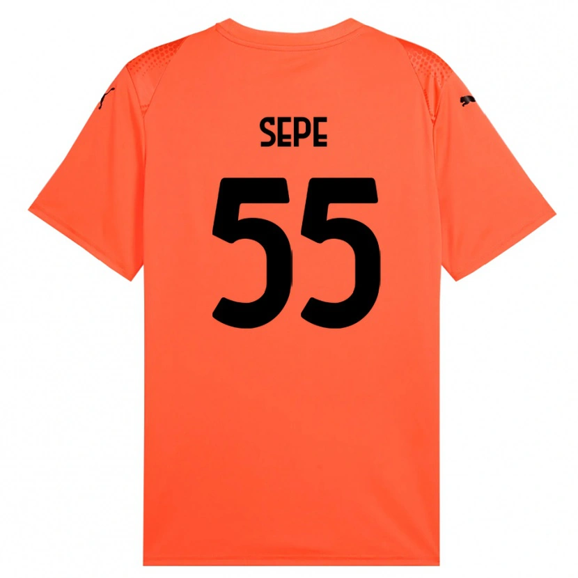 Danxen Kinder Luigi Sepe #55 Trikot Orange Schwarz Torwarttrikot 2025/26