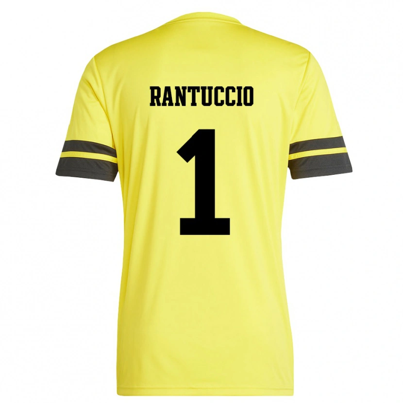 Danxen Kinder Carmelo Rantuccio #1 Trikot Gelb Schwarz Torwarttrikot 2025/26