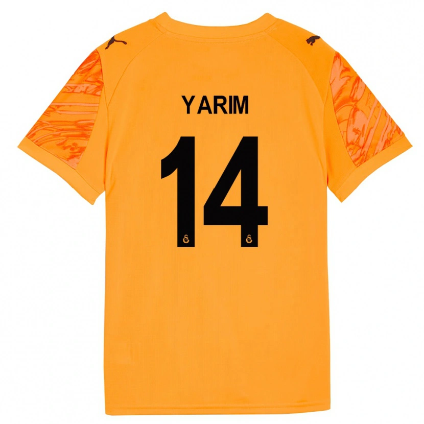 Danxen Kinder Esra Yarım #14 Trikot Dunkles Orange Schwarz Torwarttrikot 2025/26