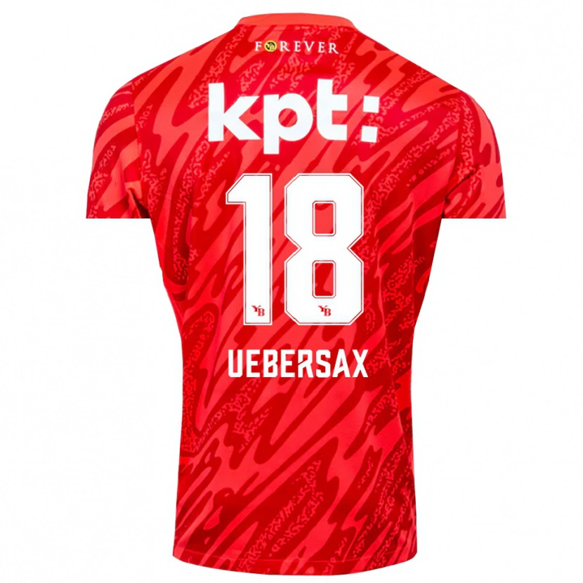 Danxen Kinder Jan Uebersax #18 Trikot Rot Weiß Torwarttrikot 2025/26