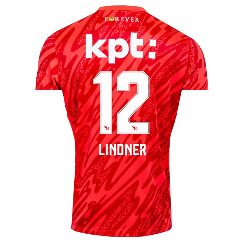 Danxen Kinder Heinz Lindner #12 Trikot Rot Weiß Torwarttrikot 2025/26