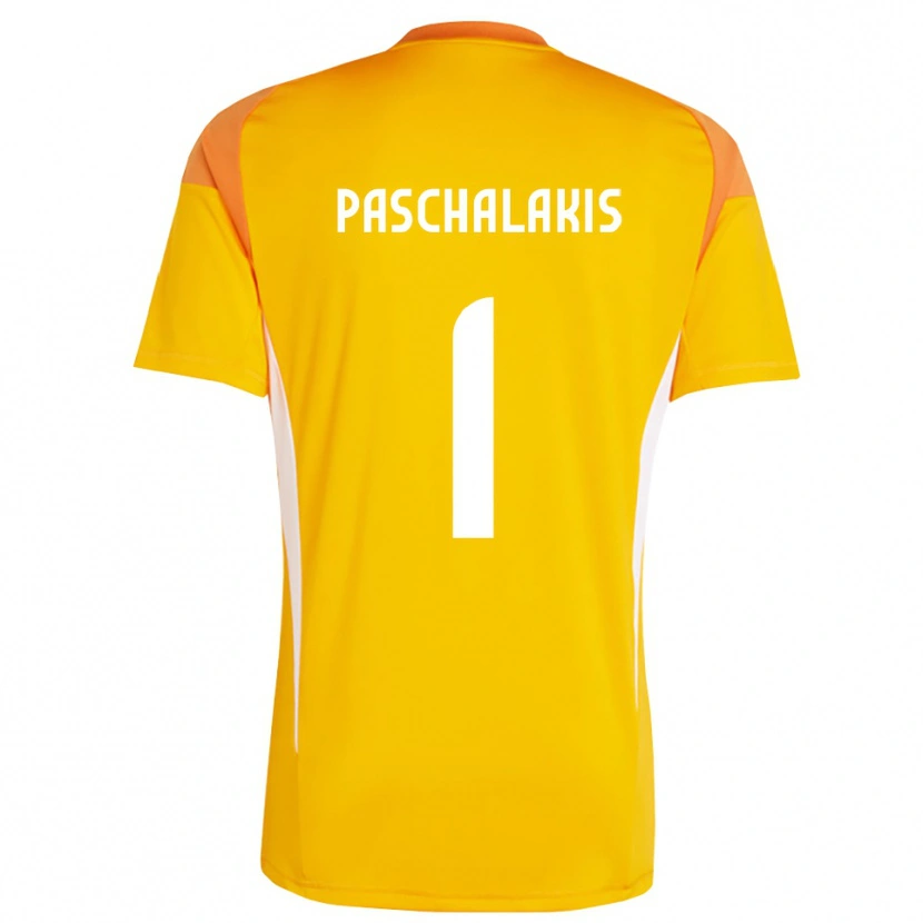 Danxen Kinder Alexandros Paschalakis #1 Trikot Orange Weiß Torwarttrikot 2025/26