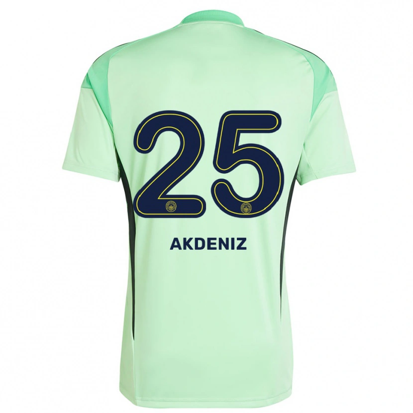 Danxen Kinder Zeynep Akdeniz #25 Trikot Hellgrün Schwarz Torwarttrikot 2025/26