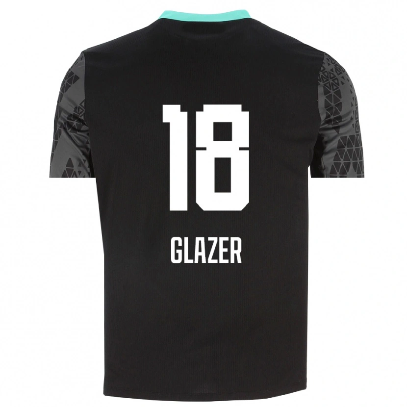 Danxen Kinder Omri Glazer #18 Trikot Dunkelgrau Schwarz Torwarttrikot 2025/26
