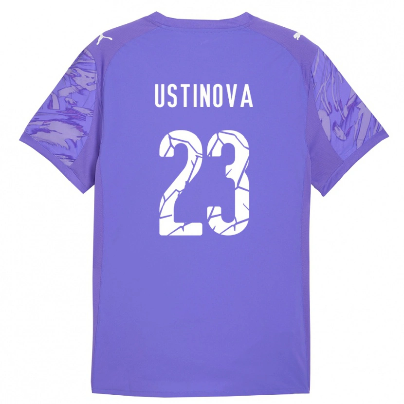 Danxen Kinder Liudmyla Ustinova #23 Trikot Flieder Lila Torwarttrikot 2025/26