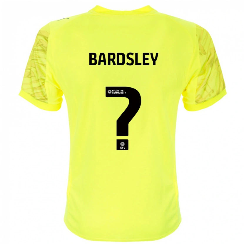 Danxen Kinder Harvey Bardsley #0 Trikot Gelb Schwarz Torwarttrikot 2025/26