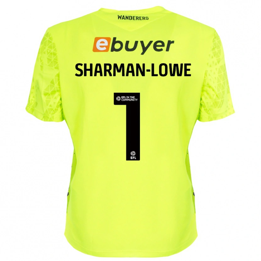 Danxen Kinder Teddy Sharman-Lowe #1 Trikot Leuchtendes Grün Torwarttrikot 2025/26