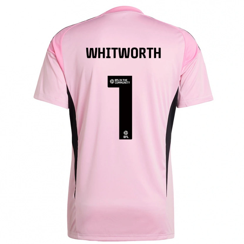 Danxen Kinder Joe Whitworth #1 Trikot Pink Schwarz Torwarttrikot 2025/26