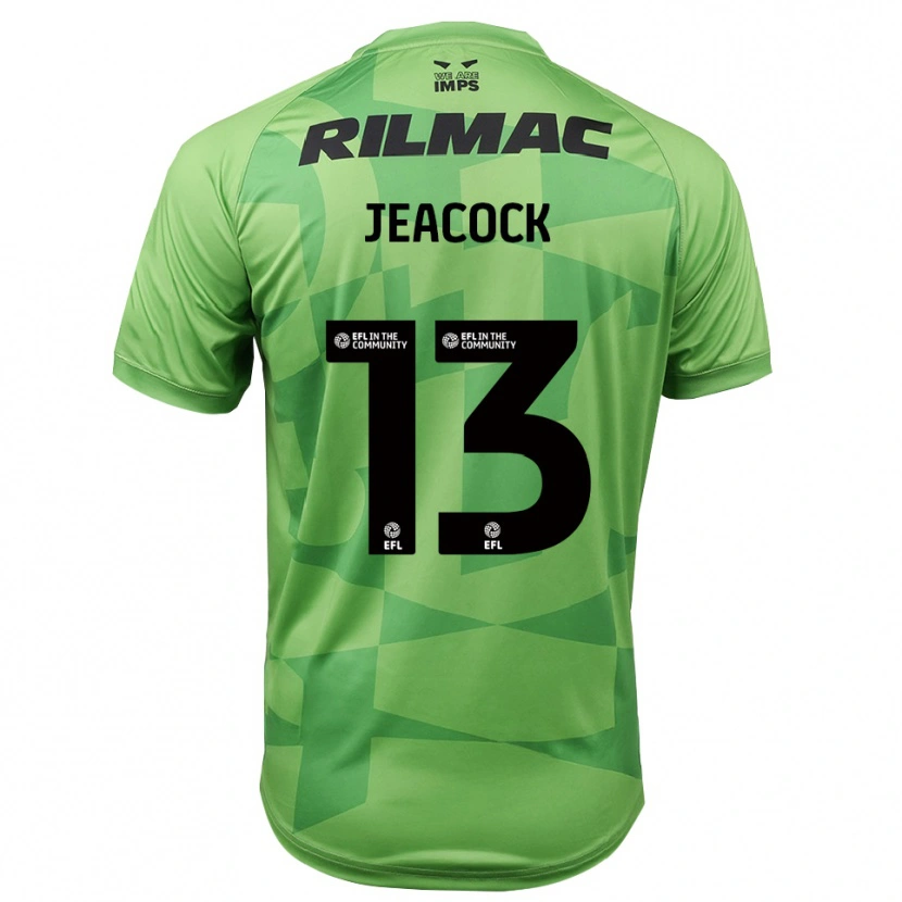 Danxen Kinder Zach Jeacock #13 Trikot Hellgrün Torwarttrikot 2025/26