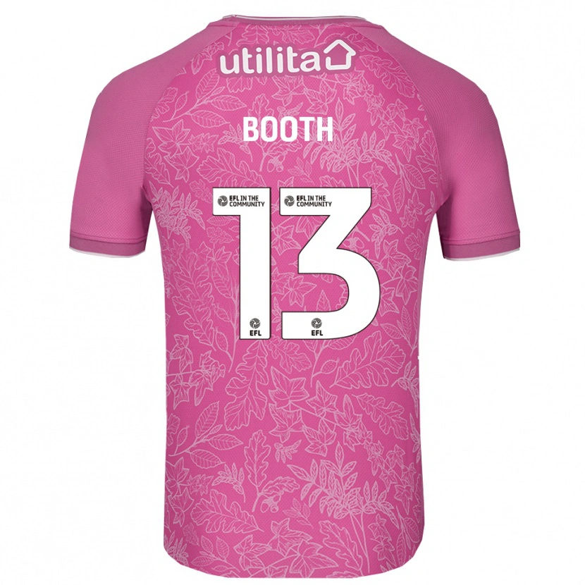 Danxen Kinder Charlie Booth #13 Trikot Pink Schwarz Torwarttrikot 2025/26
