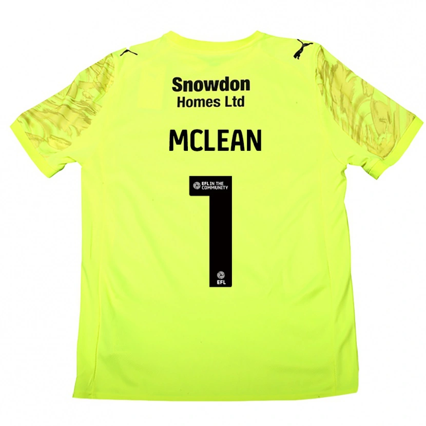 Danxen Kinder Katie Mclean #1 Trikot Leuchtendes Grün Torwarttrikot 2025/26