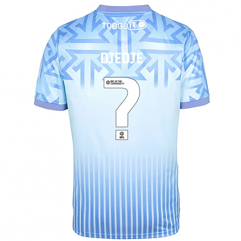 Danxen Kinder Eterne Djedje #0 Trikot Hellblau Weiß Torwarttrikot 2025/26
