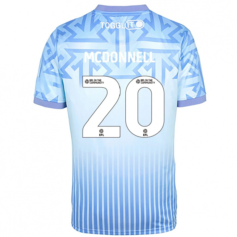 Danxen Kinder Joe McDonnell #20 Trikot Hellblau Weiß Torwarttrikot 2025/26