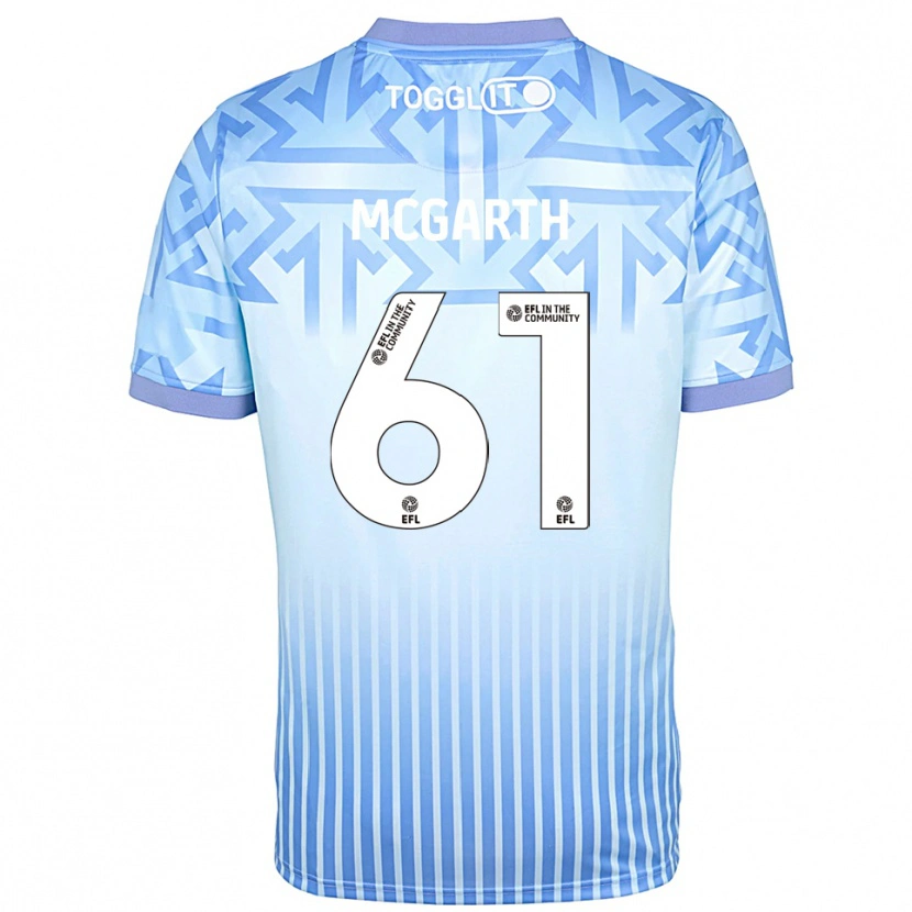 Danxen Kinder Ethan McGarth #61 Trikot Hellblau Weiß Torwarttrikot 2025/26