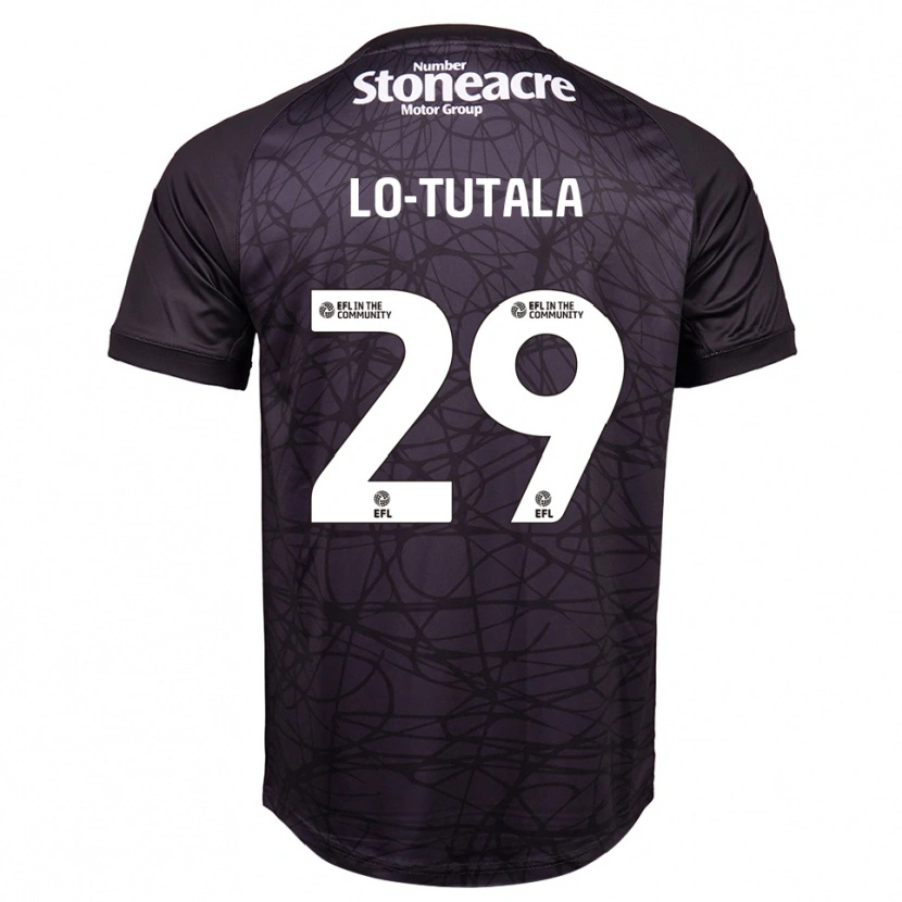 Danxen Kinder Thimothée Lo-Tutala #29 Trikot Schwarz Weiß Torwarttrikot 2025/26
