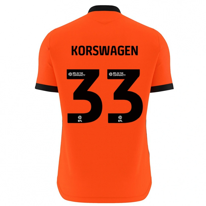 Danxen Kinder Mattijis Korswagen #33 Trikot Rot Schwarz Torwarttrikot 2025/26