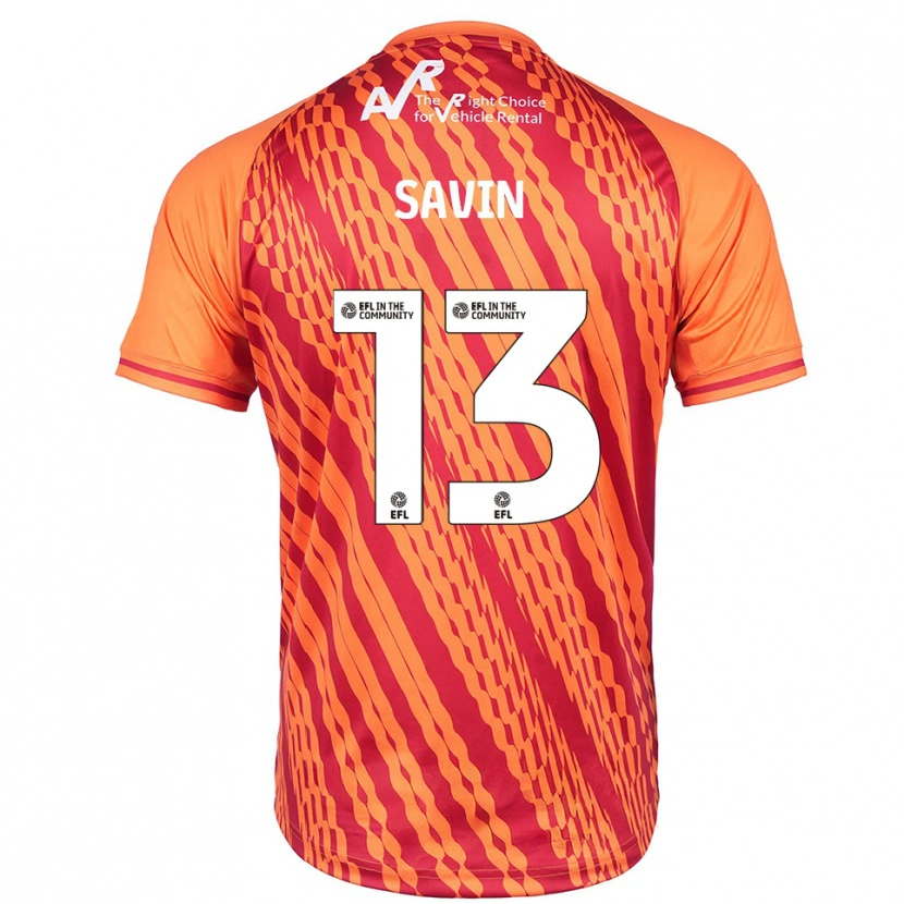 Danxen Kinder Toby Savin #13 Trikot Orange Torwarttrikot 2025/26