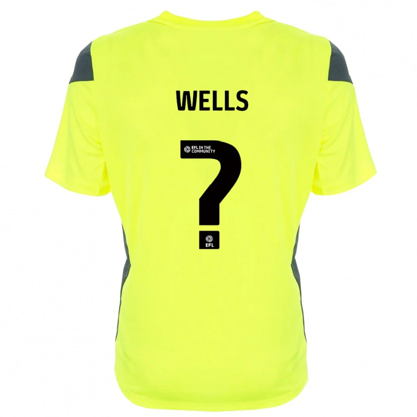 Danxen Kinder Liv Wells #0 Trikot Leuchtendes Grün Schwarz Torwarttrikot 2025/26