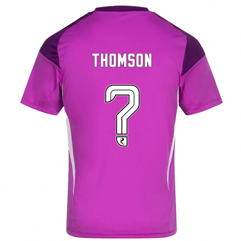 Danxen Kinder Ethan Thomson #0 Trikot Violett Magenta Torwarttrikot 2025/26