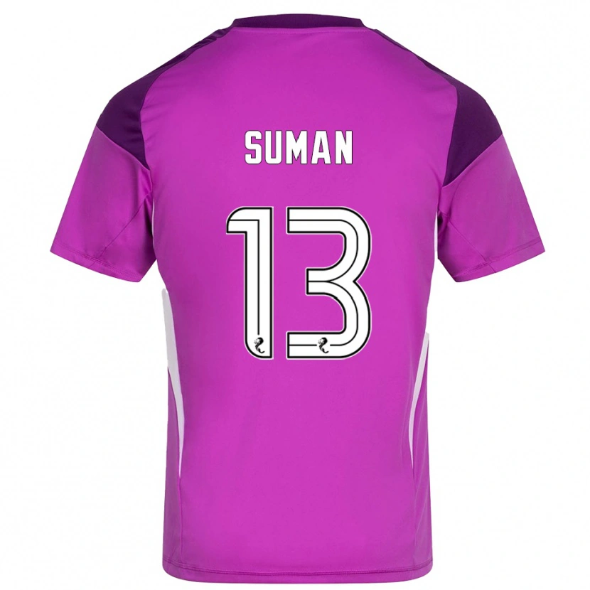 Danxen Kinder Nick Suman #13 Trikot Violett Magenta Torwarttrikot 2025/26