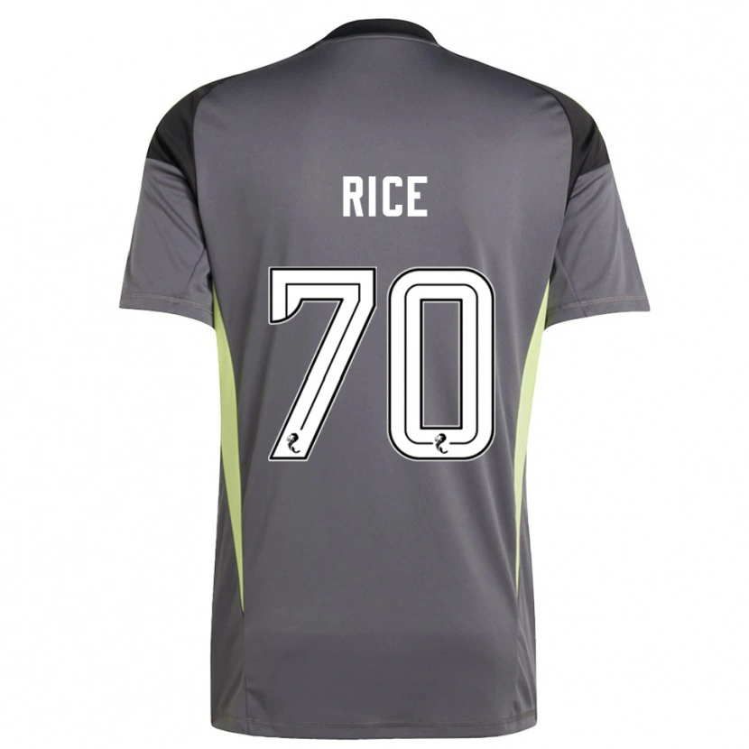 Danxen Kinder Aidan Rice #70 Trikot Grau Weiß Torwarttrikot 2025/26