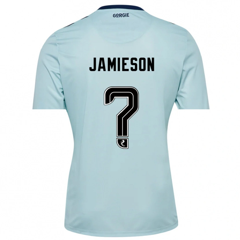 Danxen Kinder Finlay Jamieson #0 Trikot Hellblau Schwarz Torwarttrikot 2025/26