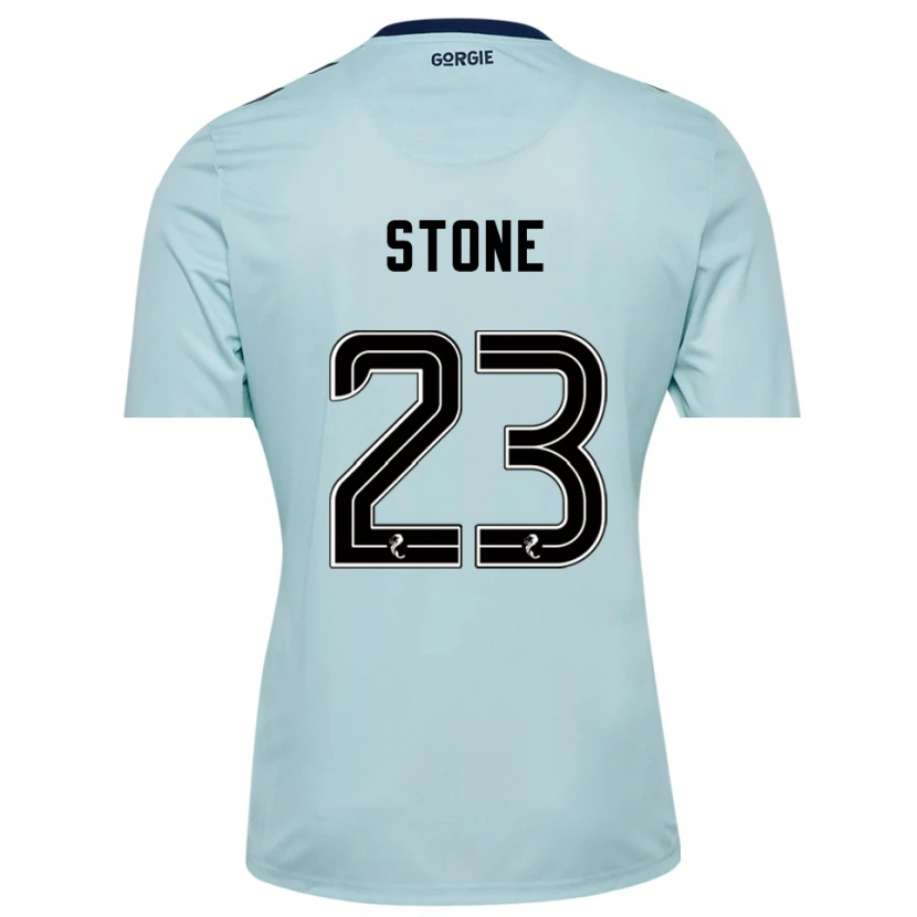 Danxen Kinder Harry Stone #23 Trikot Hellblau Schwarz Torwarttrikot 2025/26