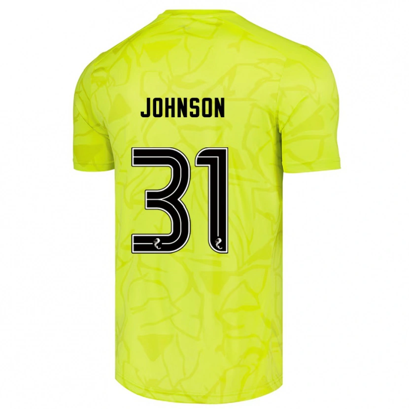 Danxen Kinder Murray Johnson #31 Trikot Gelb Schwarz Torwarttrikot 2025/26