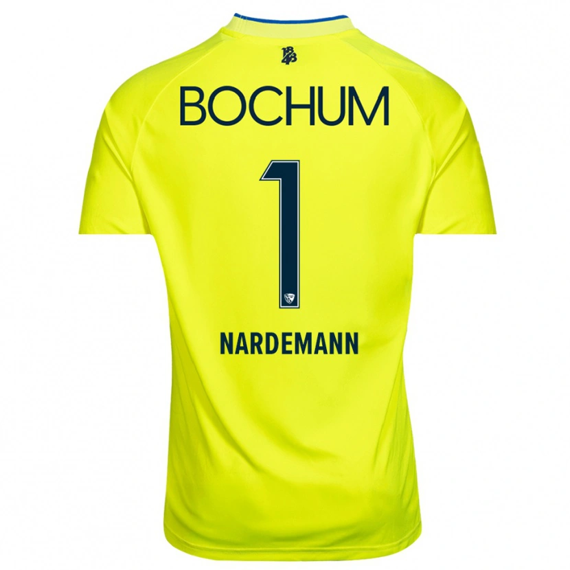 Danxen Kinder Kari Närdemann #1 Trikot Gelb Grün Torwarttrikot 2025/26