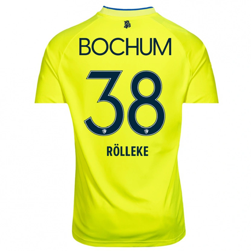 Danxen Kinder Hugo Rölleke #38 Trikot Gelb Grün Torwarttrikot 2025/26