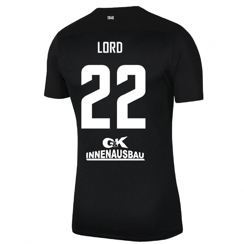 Danxen Kinder Louis Lord #22 Trikot Schwarz Weiß Torwarttrikot 2025/26