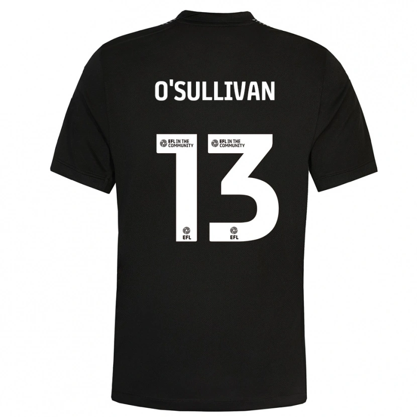 Danxen Kinder William O'Sullivan #13 Trikot Schwarz Weiß Torwarttrikot 2025/26