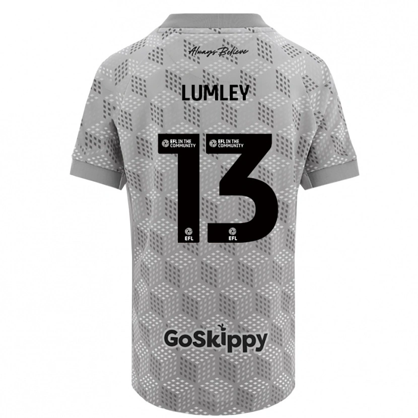 Danxen Kinder Joe Lumley #13 Trikot Schwarz Grau Torwarttrikot 2025/26