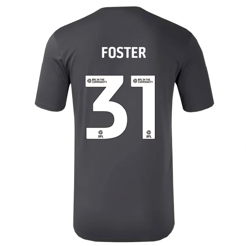 Danxen Kinder Owen Foster #31 Trikot Schwarz Weiß Torwarttrikot 2025/26