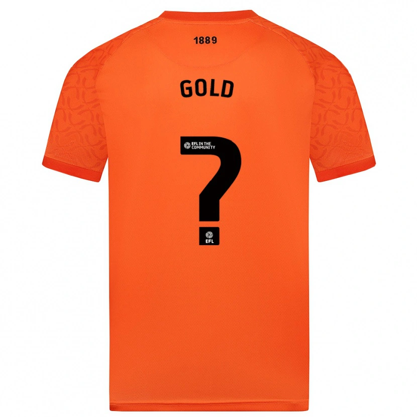 Danxen Kinder Ethan Gold #0 Trikot Orange Schwarz Torwarttrikot 2025/26