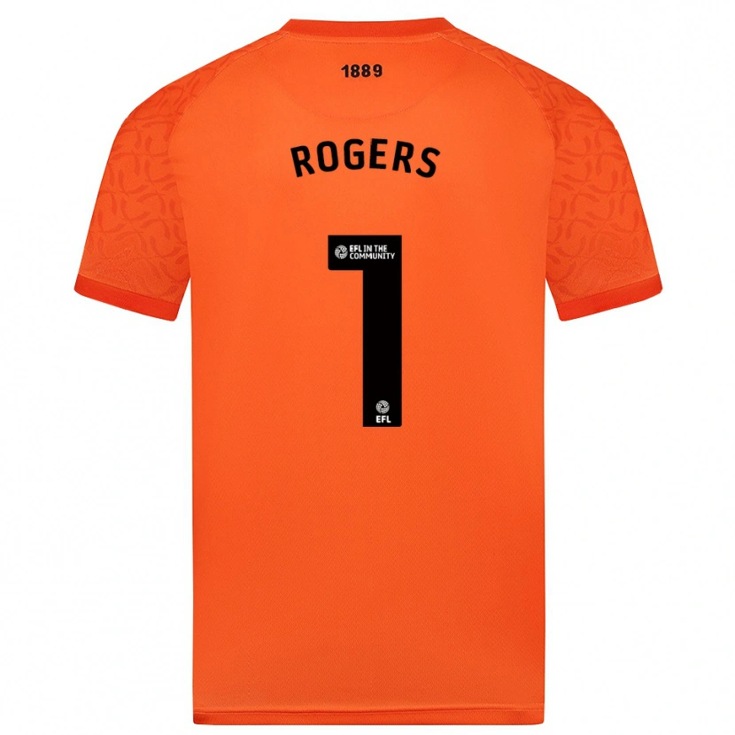Danxen Kinder Sian Rogers #1 Trikot Orange Schwarz Torwarttrikot 2025/26