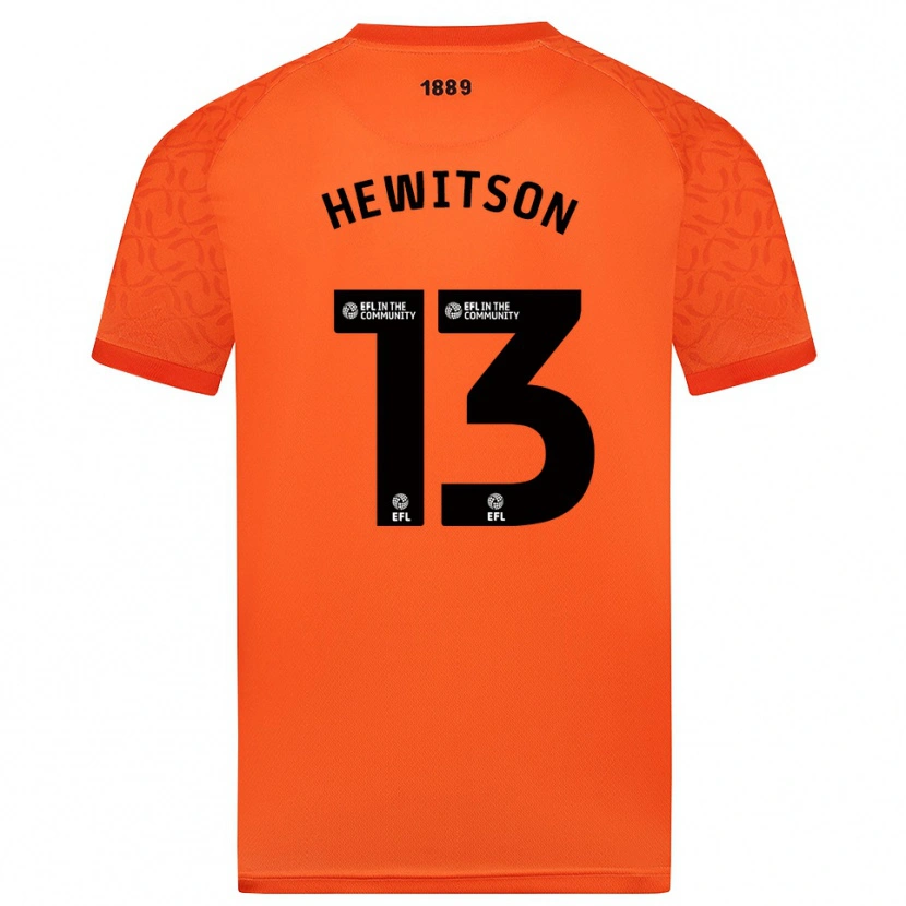 Danxen Kinder Coby Hewitson #13 Trikot Orange Schwarz Torwarttrikot 2025/26