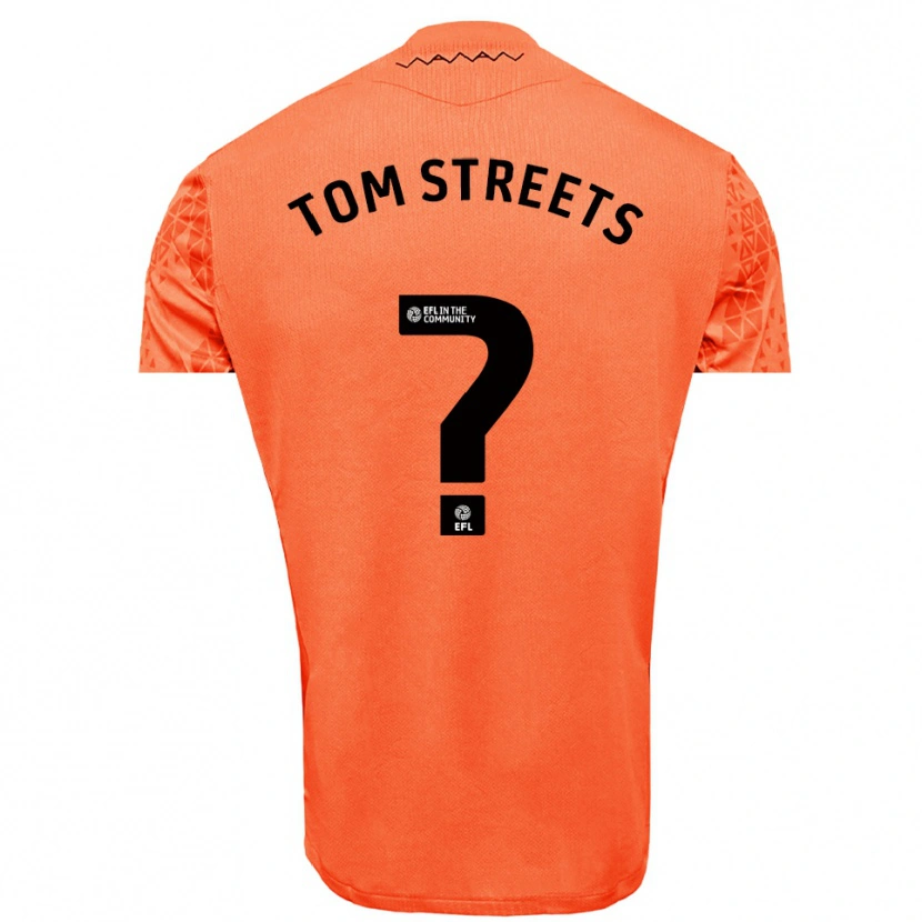 Danxen Kinder Tom Streets #0 Trikot Orange Schwarz Torwarttrikot 2025/26
