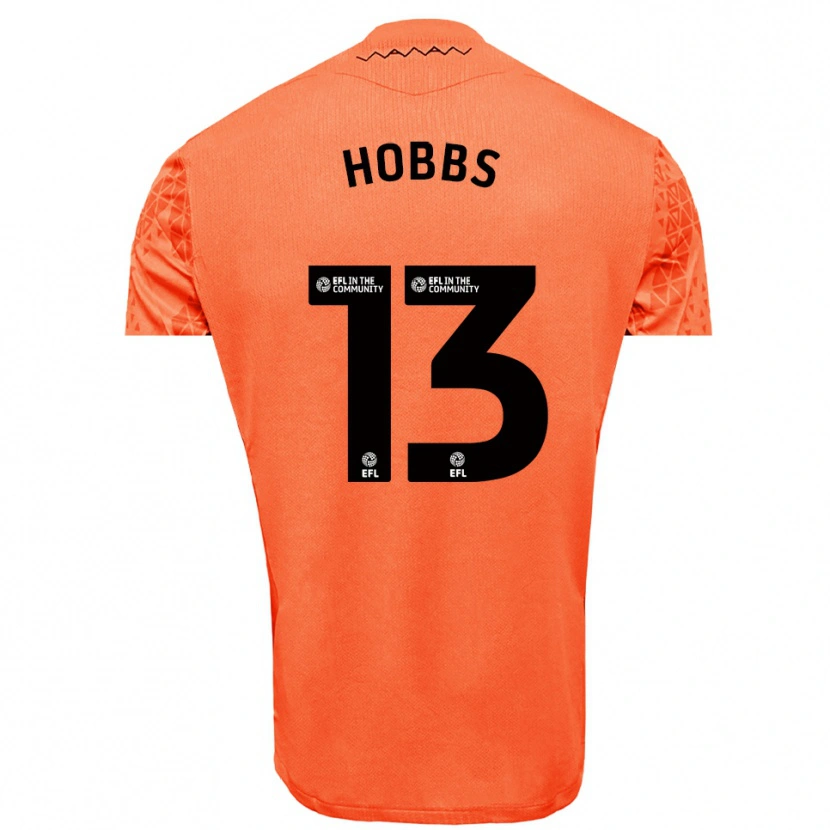 Danxen Kinder Charlie Hobbs #13 Trikot Orange Schwarz Torwarttrikot 2025/26