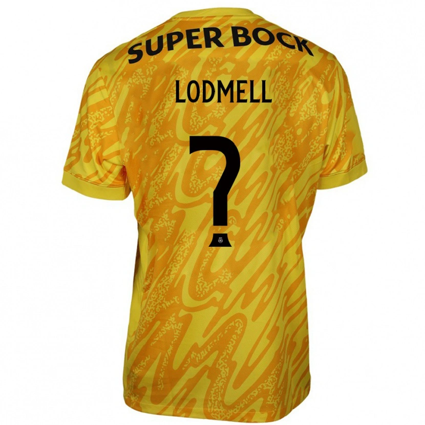 Danxen Kinder William Lodmell #0 Trikot Gelb Orange Torwarttrikot 2025/26