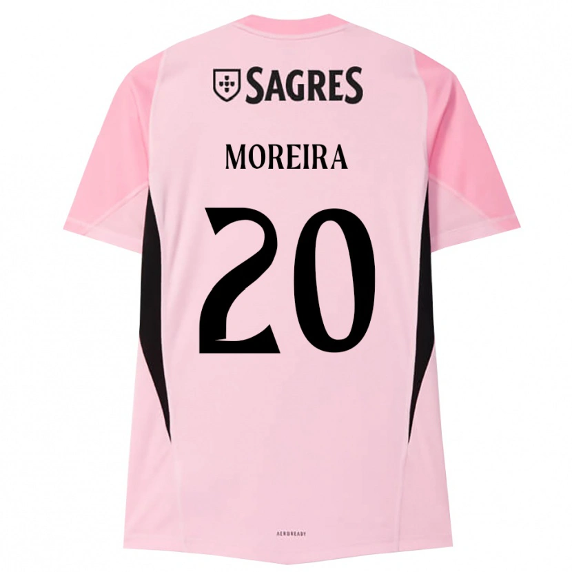 Danxen Kinder André Moreira #20 Trikot Rosa Schwarz Torwarttrikot 2025/26