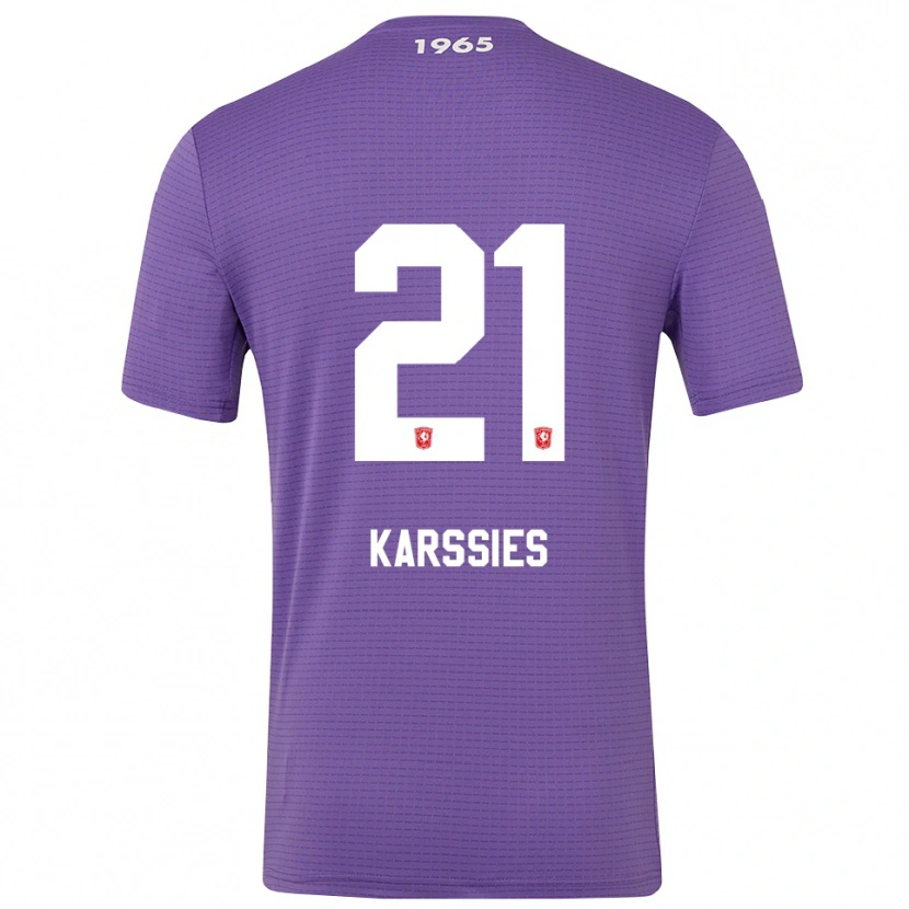 Danxen Kinder Sam Karssies #21 Trikot Mittelviolett Torwarttrikot 2025/26