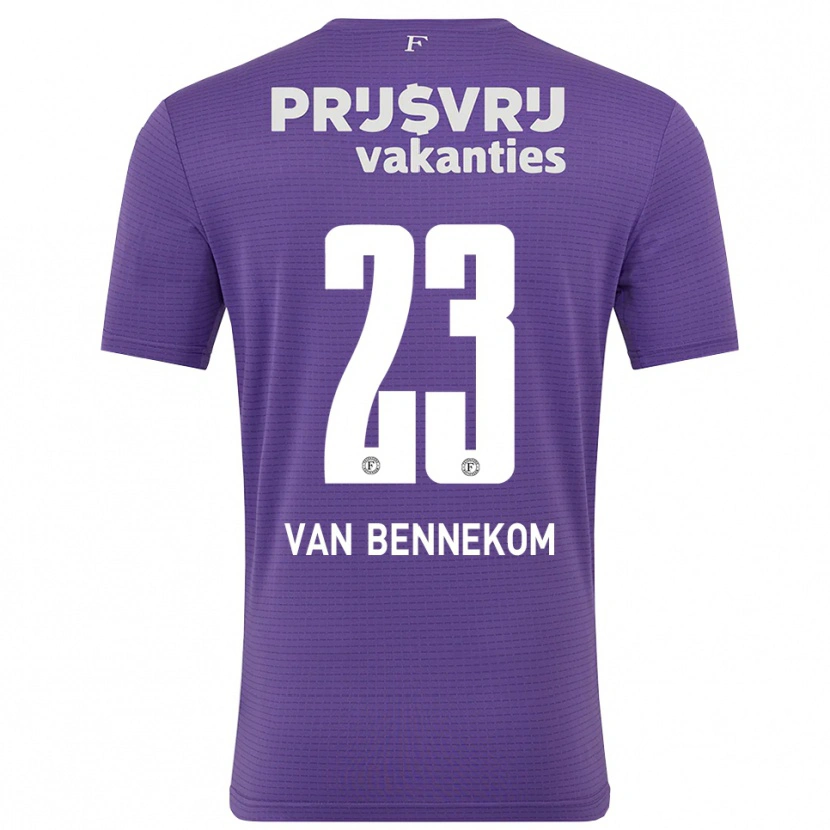 Danxen Kinder Duron van Bennekom #23 Trikot Violett Weiß Torwarttrikot 2025/26