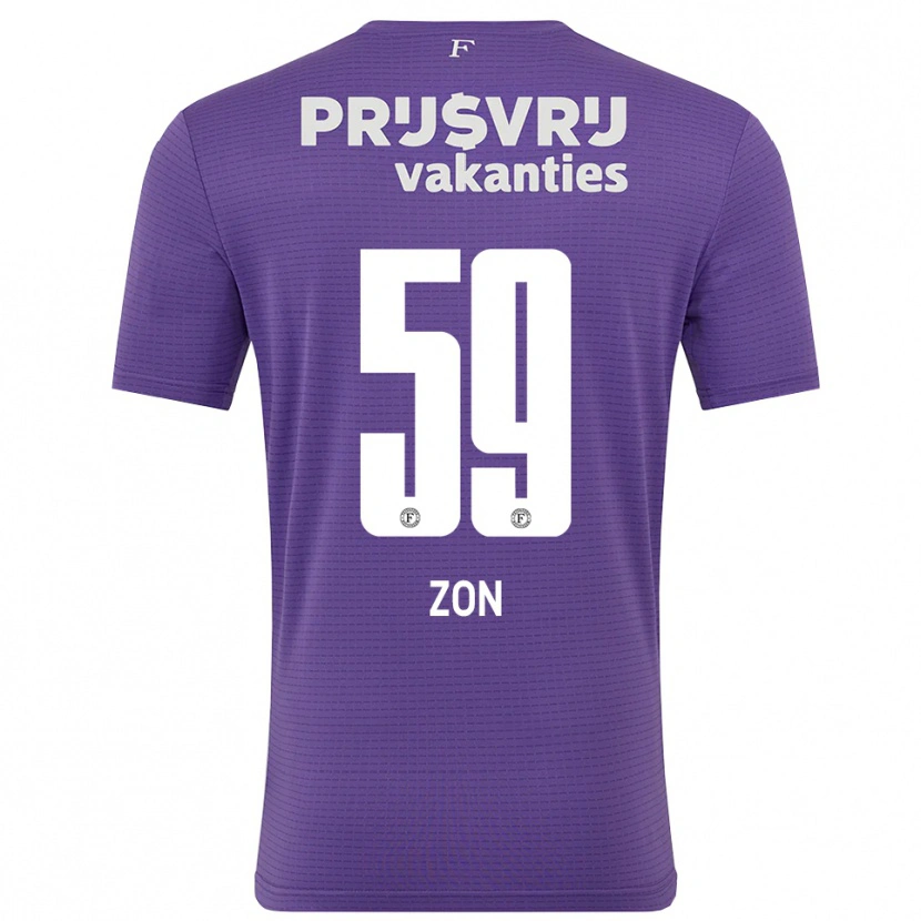 Danxen Kinder Oier Zon #59 Trikot Violett Weiß Torwarttrikot 2025/26