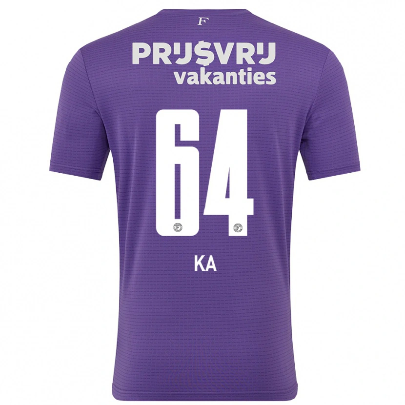 Danxen Kinder Ismail Ka #64 Trikot Violett Weiß Torwarttrikot 2025/26