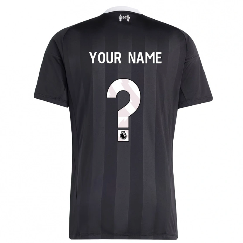 Danxen Kinder Liverpool FC Schwarz Weiß Trikot Torwarttrikot 2025/26