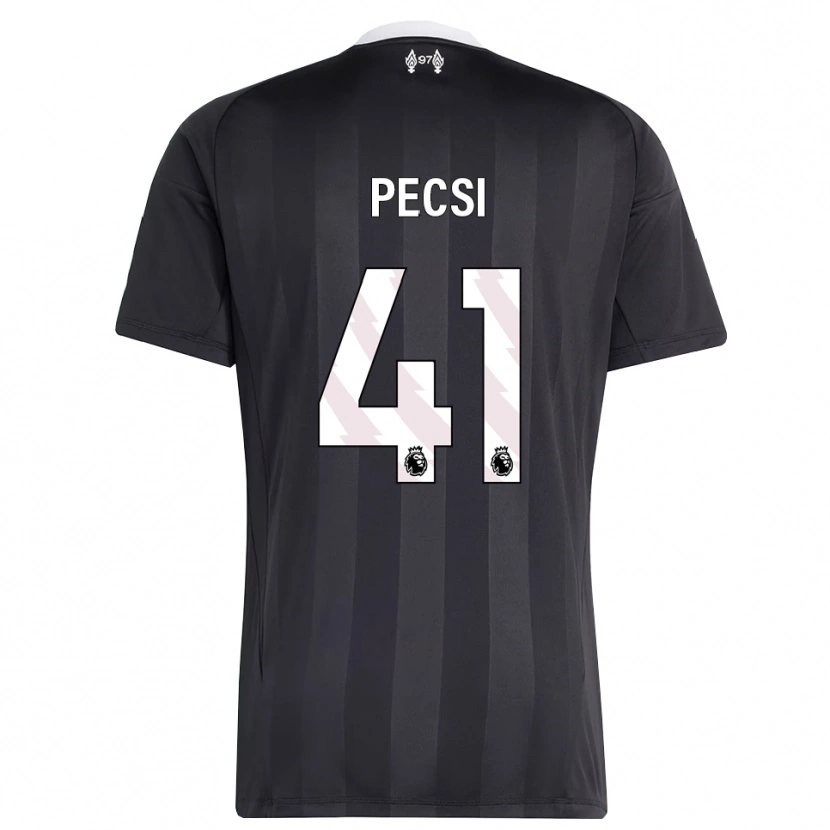Danxen Kinder Ármin Pécsi #41 Trikot Schwarz Weiß Torwarttrikot 2025/26